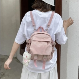 Fashion Kawaii Mini Backpack Women Shoulder Bag for Teenage Girls Multi-Function Small Bagpack Ladies Travle School Backpacks